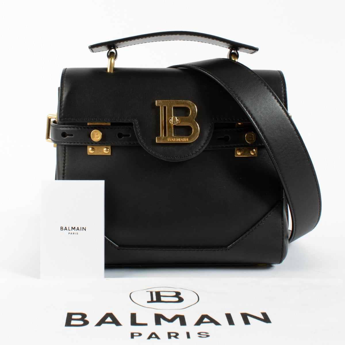 shop 100% authentic second hand Balmain Black B-Buzz 23 Bag on Labellov.com