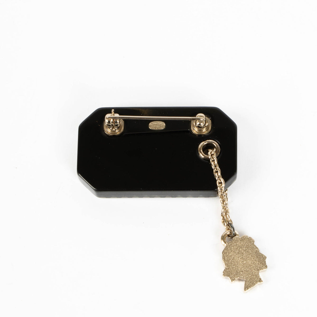 Chanel Zwarte Chanel Trein Broche