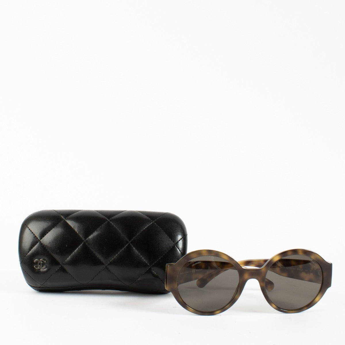 shop 100% authentic second hand Chanel Round Turtoise Sunglasses on Labellov.com