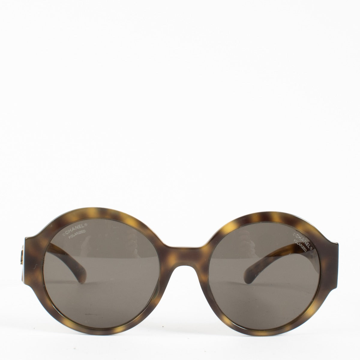 shop 100% authentic second hand Chanel Round Turtoise Sunglasses on Labellov.com
