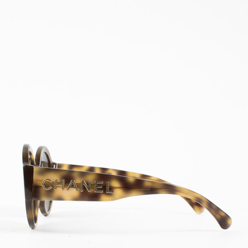 shop 100% authentic second hand Chanel Round Turtoise Sunglasses on Labellov.com