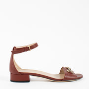 shop 100% authentic second hand Gucci Red Horsebit Sandals - Size 39 on Labellov.com