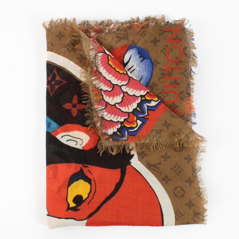 Authentic second hand Louis Vuitton Monogram Kabuki Shawl on Labellov.com