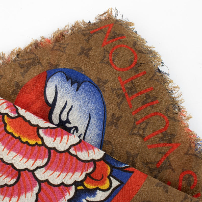 Authentic second hand Louis Vuitton Monogram Kabuki Shawl on Labellov.com