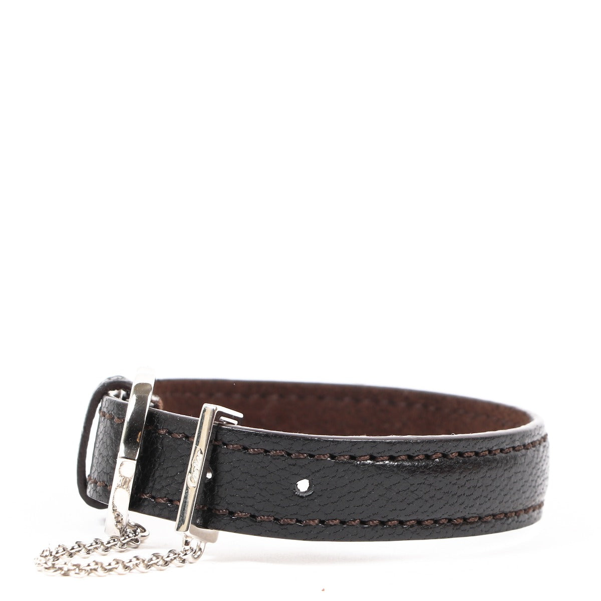 Cartier Zwart Lederen Armband