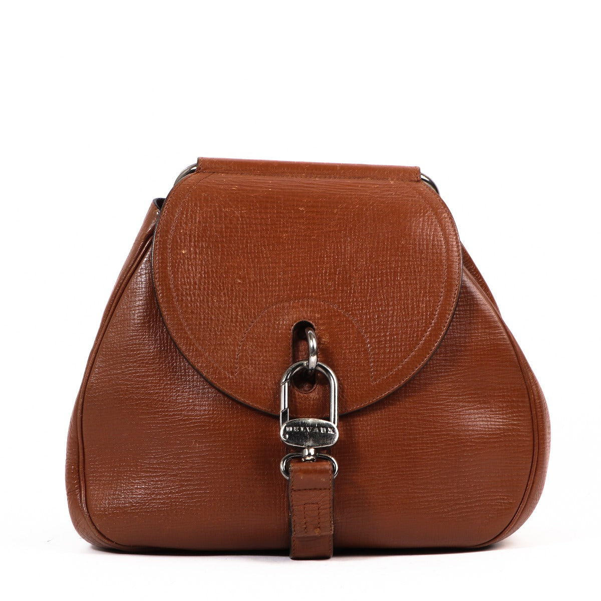 Delvaux Cerceau GM Brown Leather Bag