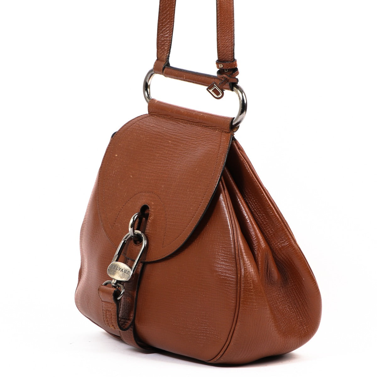 Delvaux Cerceau GM Brown Leather Bag