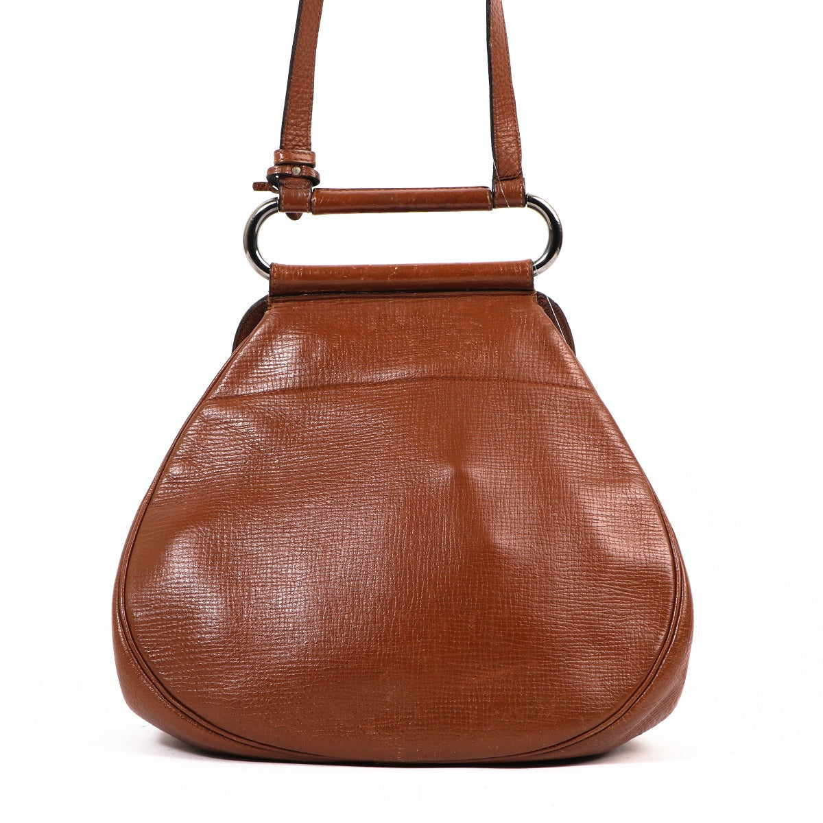 Delvaux Cerceau GM Brown Leather Bag