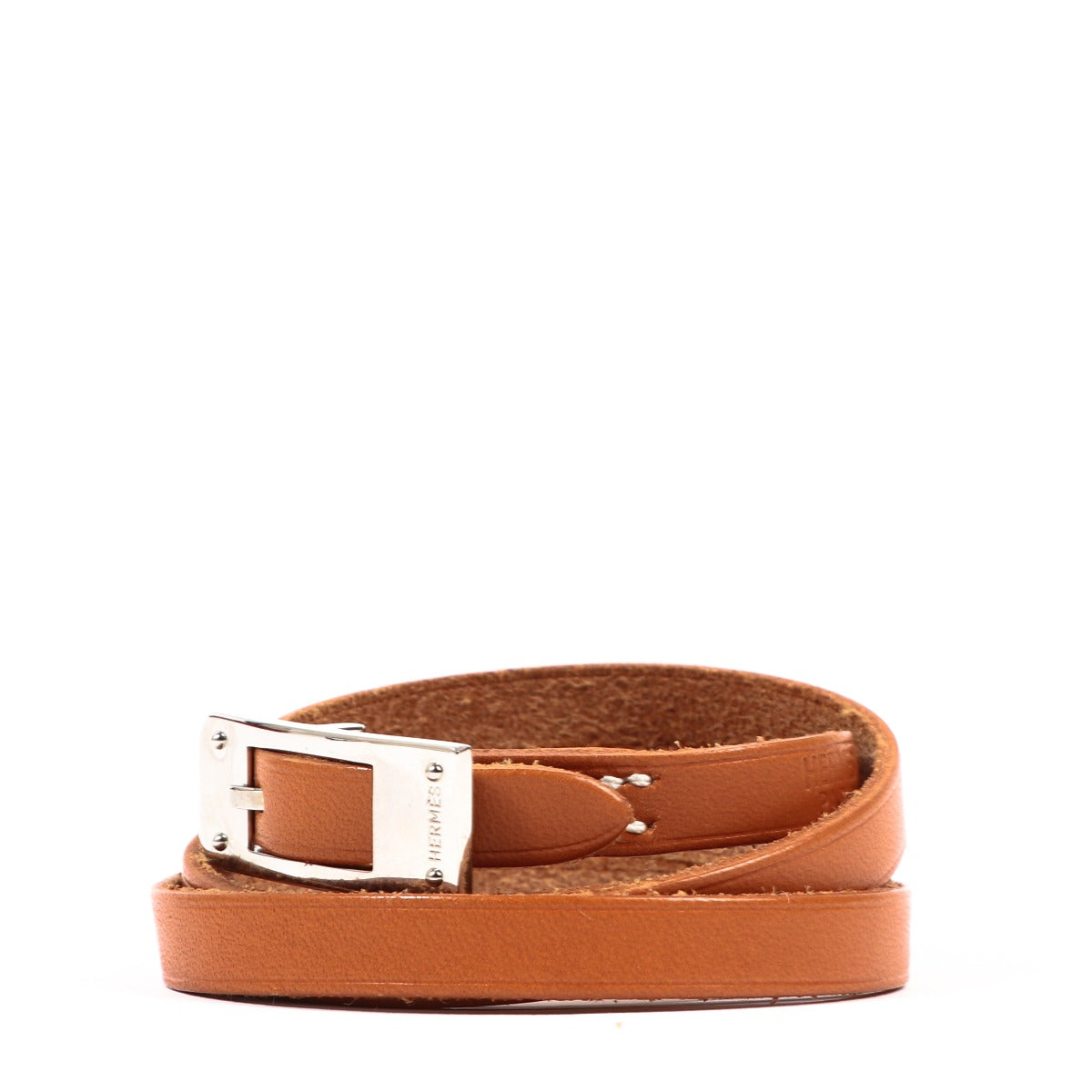 Hermès Kelly Aldion Natural Chamonix Triple Tour Bracelet