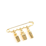 Buy an authentic second-hand Hermès Gold Plated Pin Perfume Brooch in very good condition at Labellov in Antwerp.