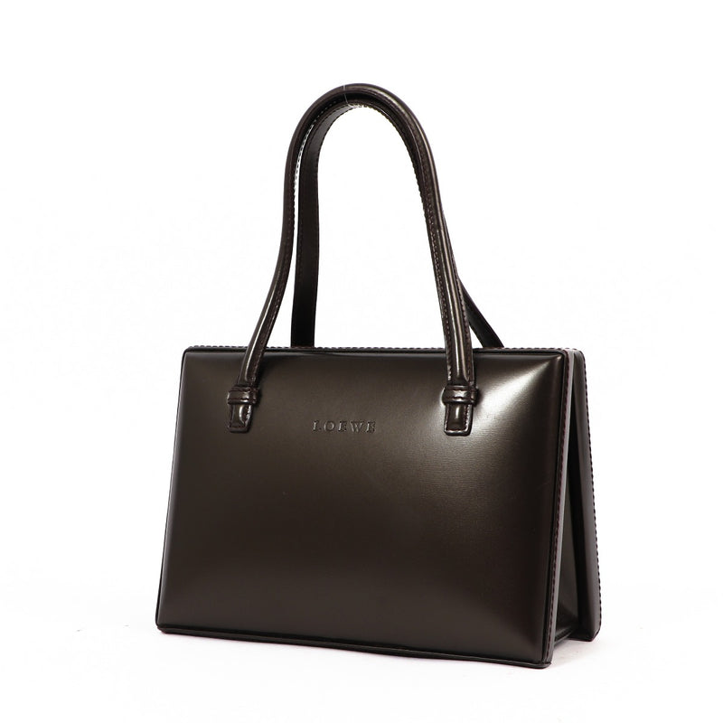 Loewe Vintage Brown Leather Mini Handbag