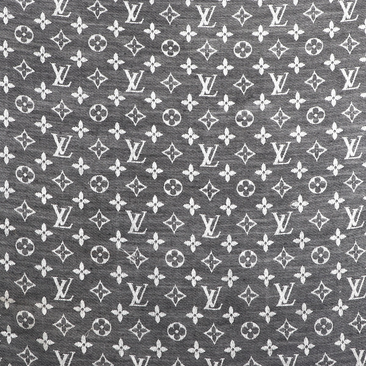 Louis Vuitton Grey Monogram Shawl Scarf