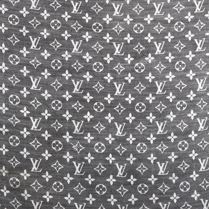 Louis Vuitton Grey Monogram Shawl Scarf