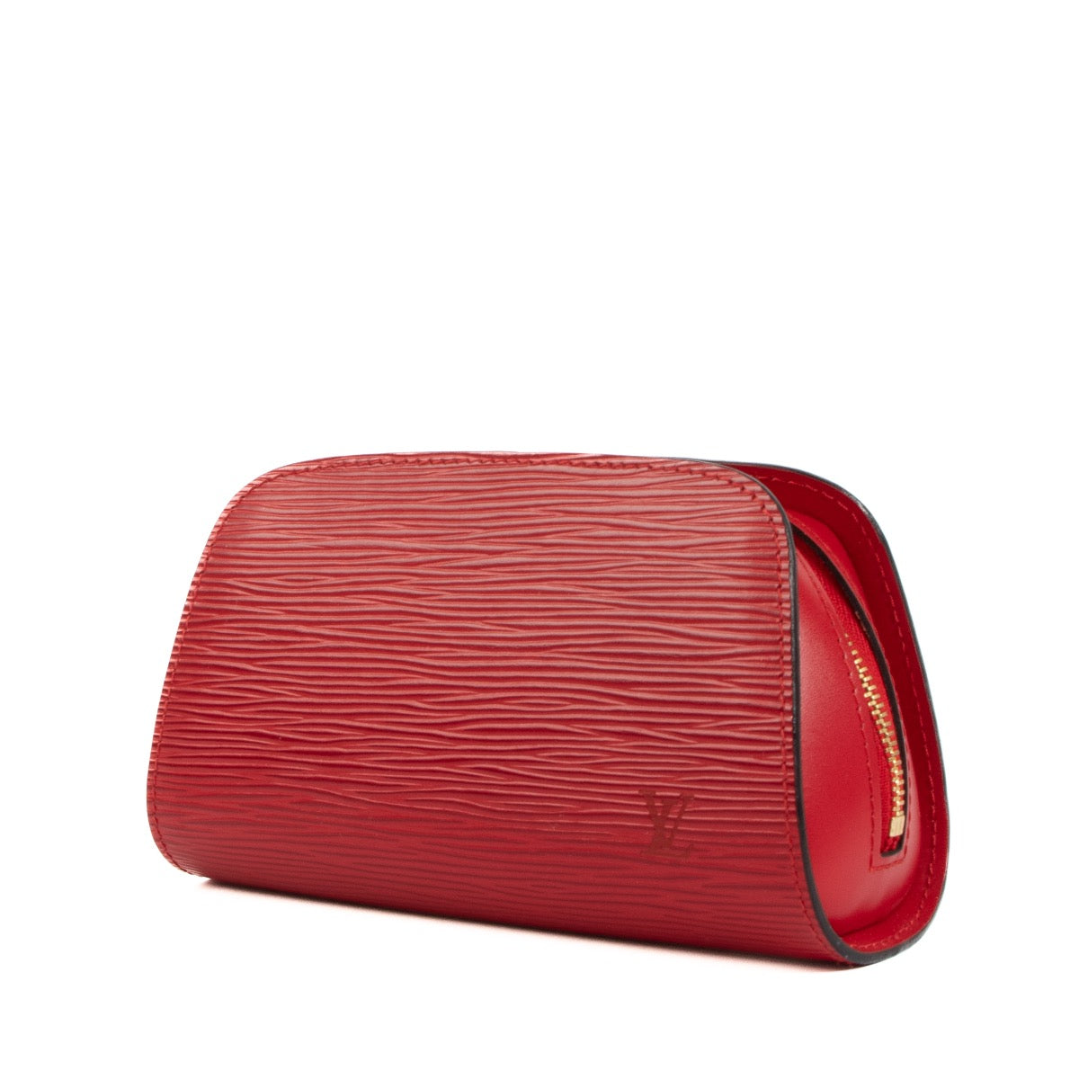 Buy an authentic Louis Vuitton Red Epi Leather Pouch on LabelLov.com