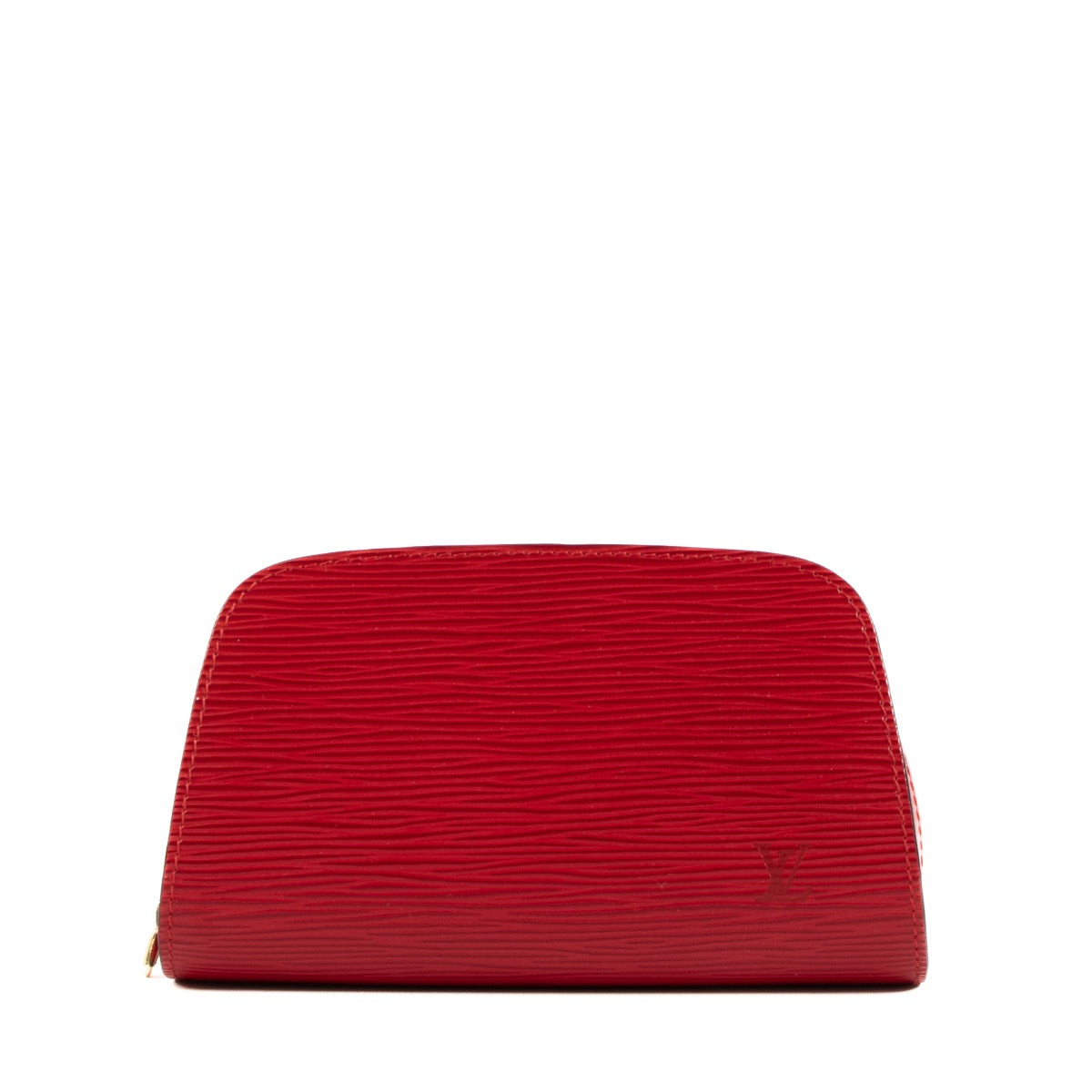 Buy an authentic Louis Vuitton Red Epi Leather Pouch on LabelLov.com