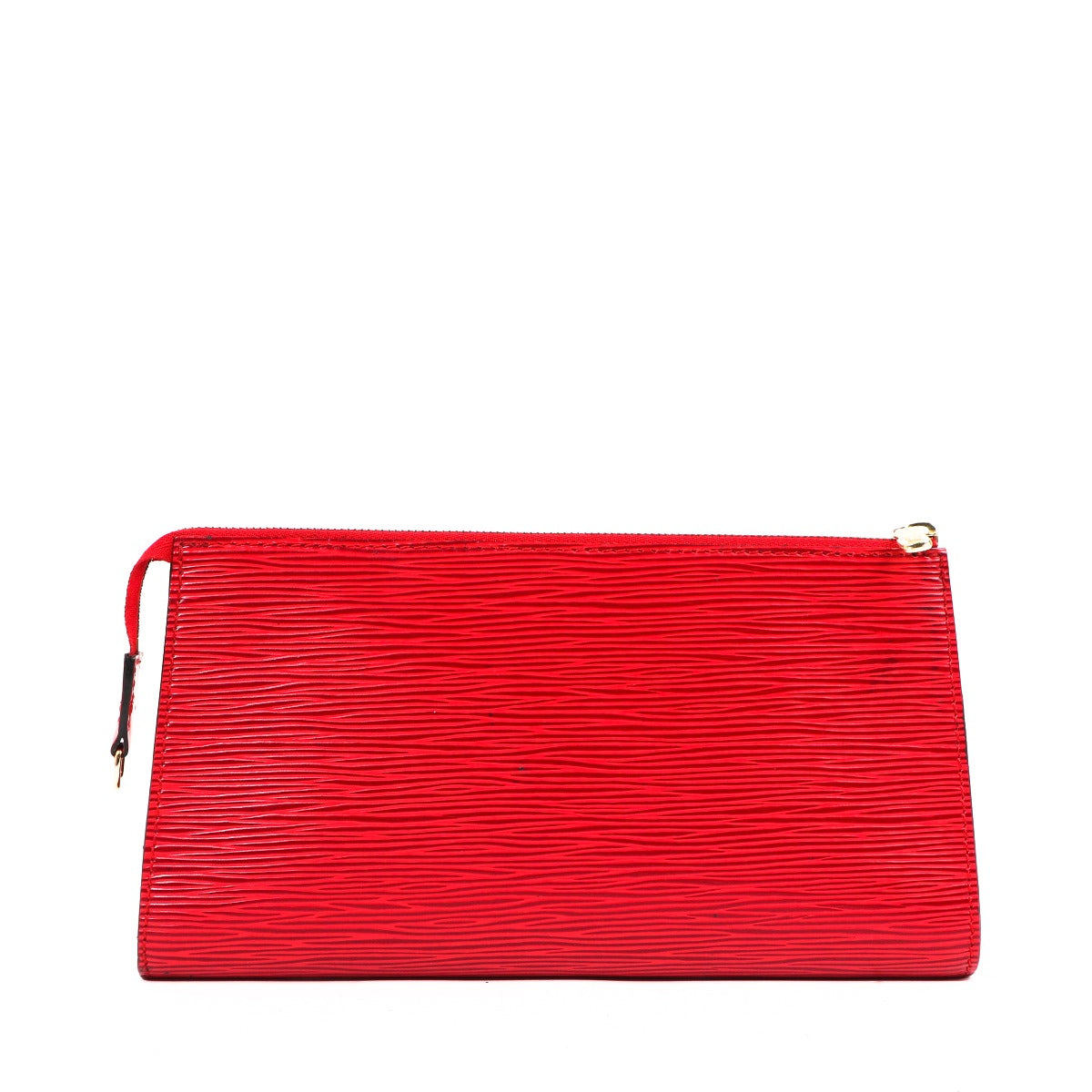 Buy an authentic second-hand Louis Vuitton Red Epi Pochette Clutch in good condition at Labellov in Antwerp.