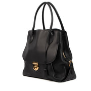 Shop 100% authentic second-hand Ferragamo Black Fiamma North South Bag on Labellov.com