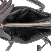Shop 100% authentic second-hand Ferragamo Black Fiamma North South Bag on Labellov.com