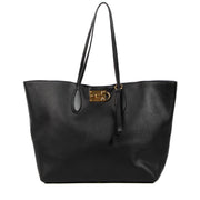 Shop 100% authentic second-hand Ferragamo Black Gancini Tote Bag on Labellov.com