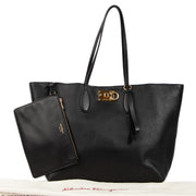Shop 100% authentic second-hand Ferragamo Black Gancini Tote Bag on Labellov.com