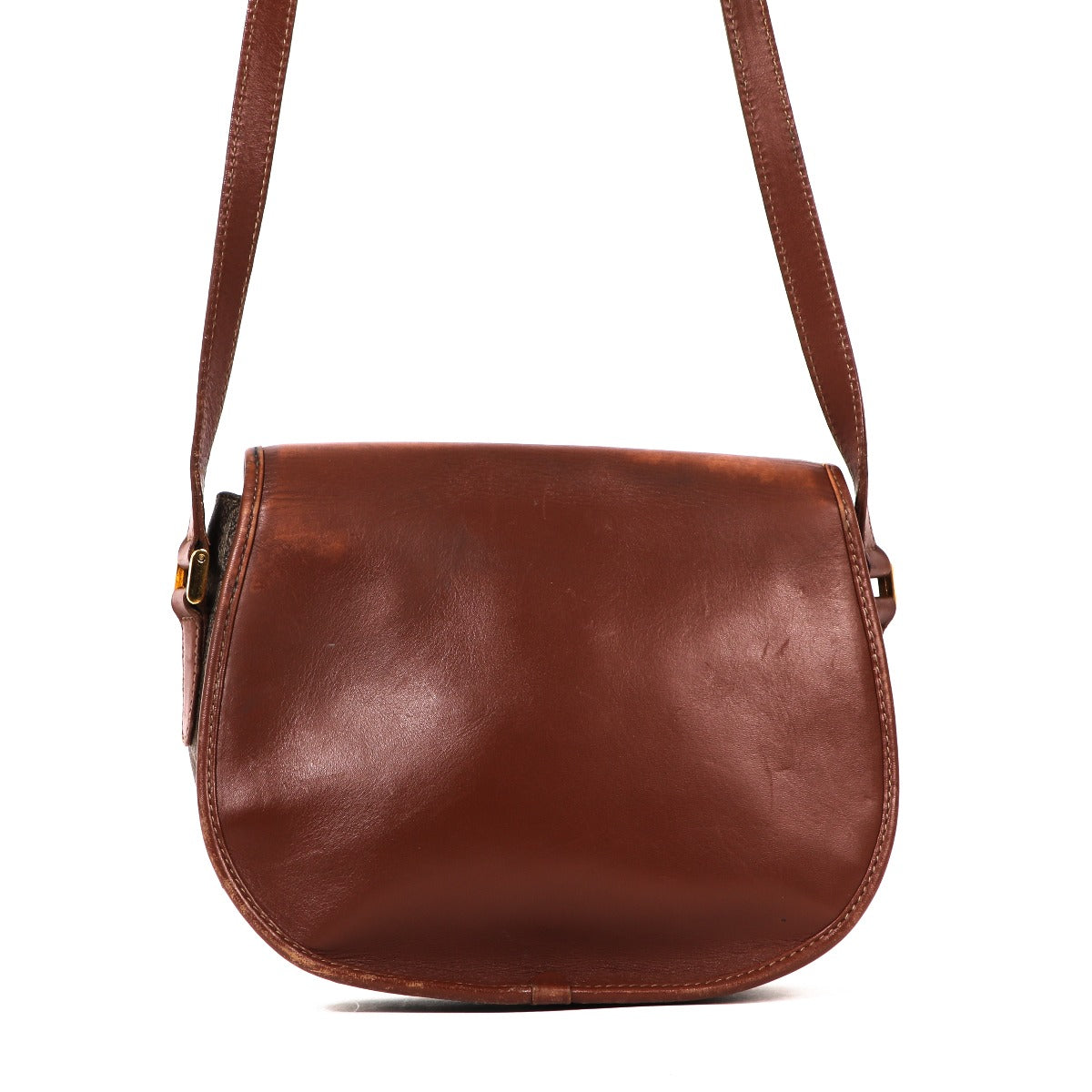 Sac bandoulière Gucci vintage marron à logo