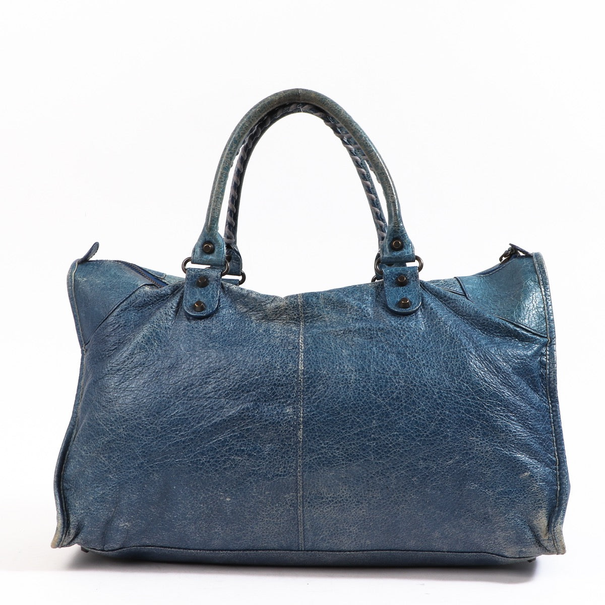 Buy an authentic secondhand Balenciaga Blue City bag at Labellov