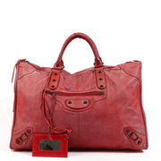 Balenciaga Rose Thulian Arena Leather Weekender Bag for the best price