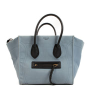 Celine Blue Jeans Canvas Medium Luggage Phantom Bag