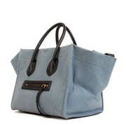 Celine Blue Canvas Medium Luggage Phantom Bag