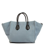Celine Blue Canvas Medium Luggage Phantom Bag