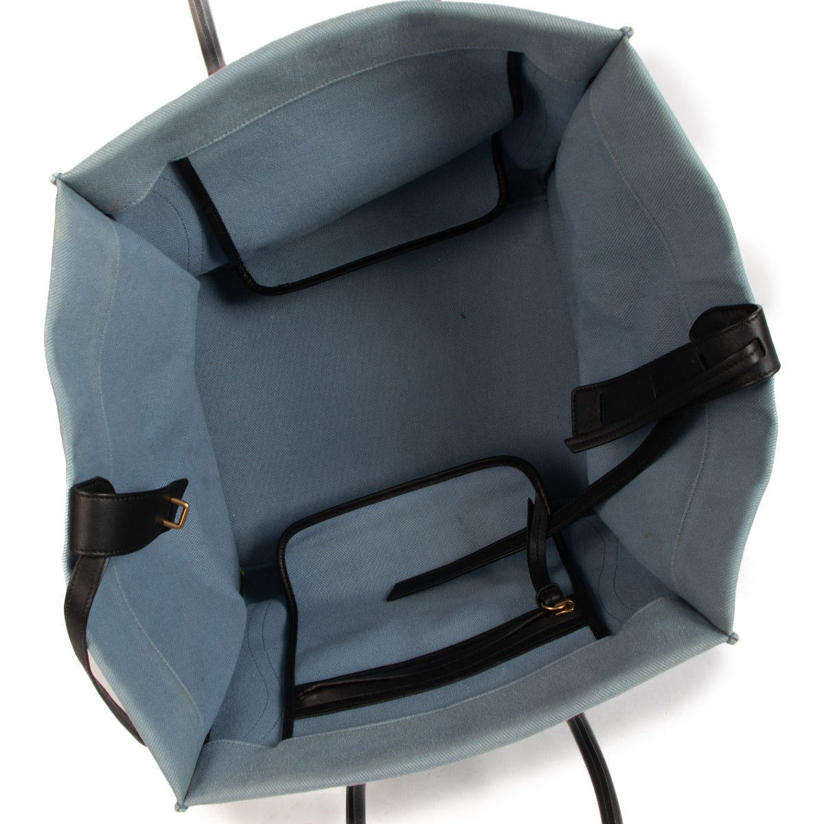 Celine Blue Jeans Canvas Medium Luggage Phantom Tas