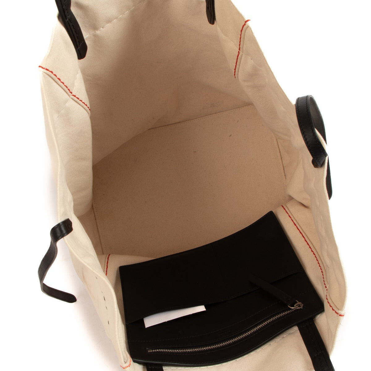 Celine Beige Canvas Phantom Cabas Tote Bag