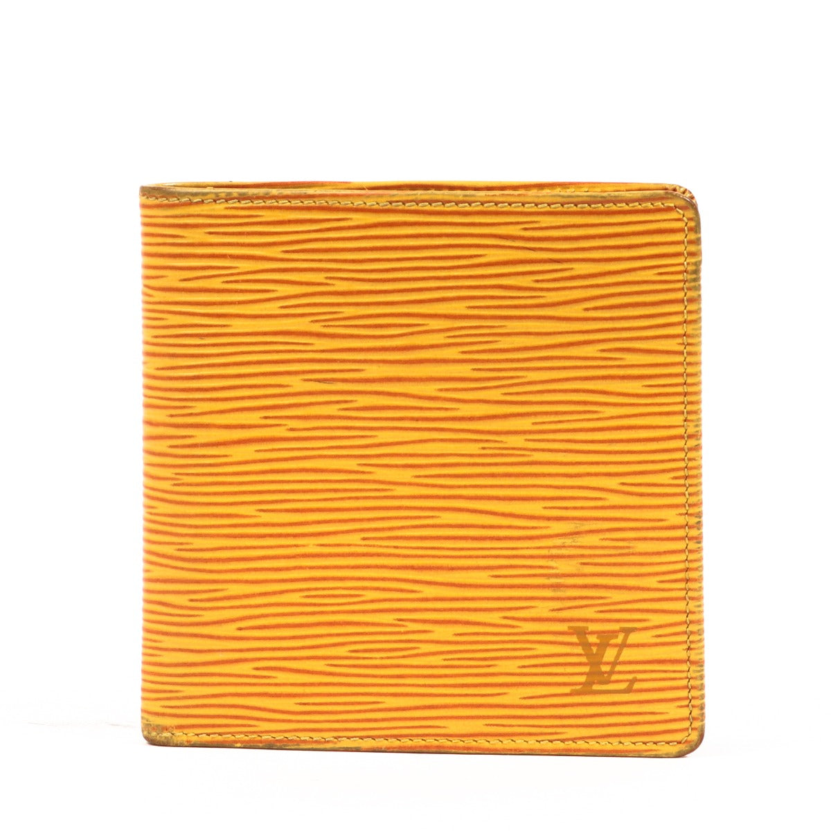 Louis Vuitton Macro Tassil Yellow Epi Leather Wallet