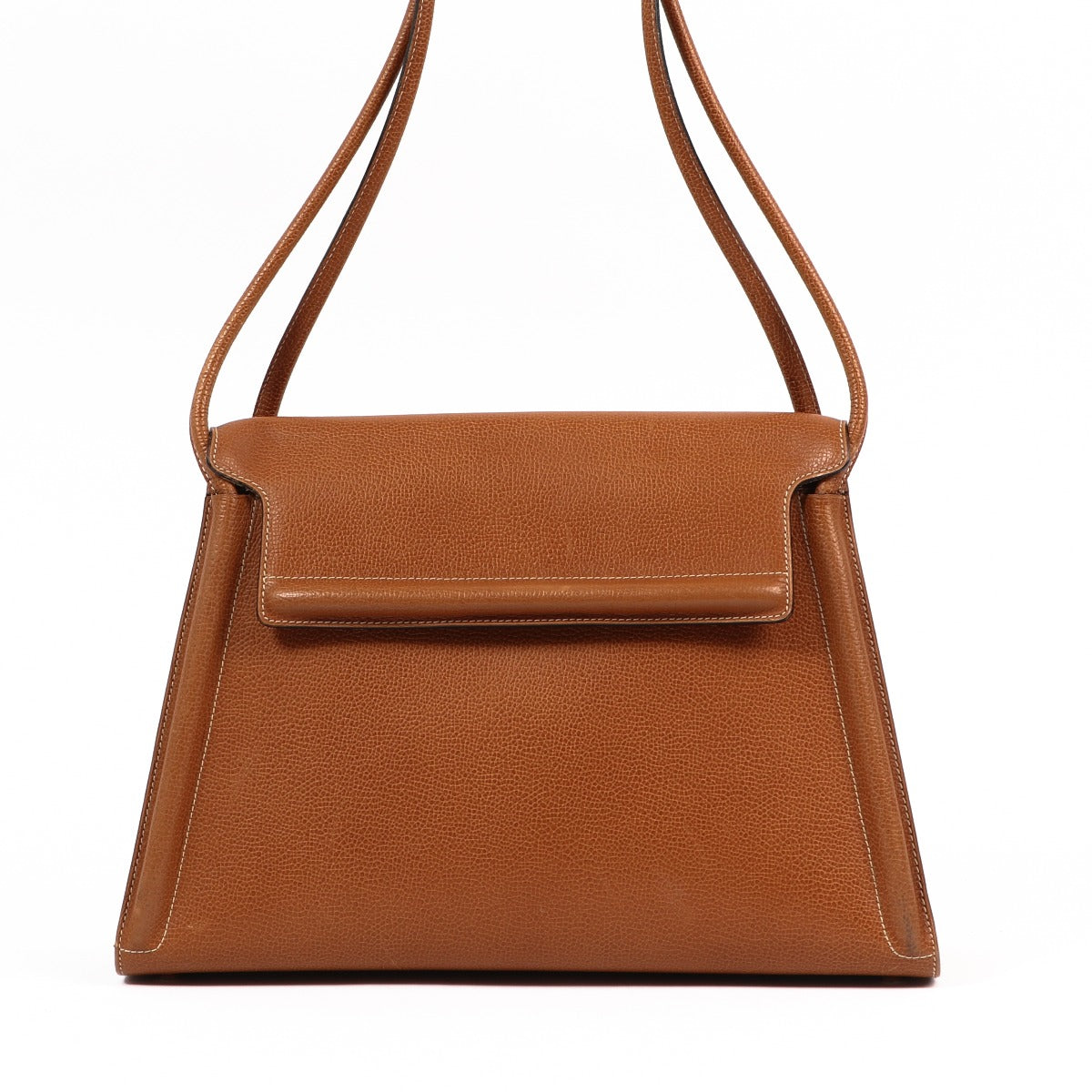 Buy an authentic second-hand Delvaux Cognac Top Handle in very good condition at Labellov in Antwerp, Brussel, Knokke.