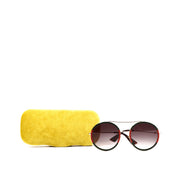 Buy an authentic pair of second hand Gucci Red/ Green GG0061Round Sunglasses in very good condition at Labellov