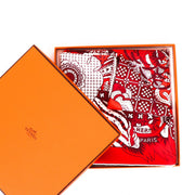Buy an authentic second hand Hermès Fleurs d'Indiennes Silk Carré 90 in very good condition at Labellov.com