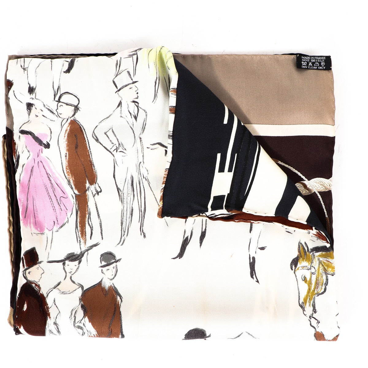 Hermès Patchwork Print Silk Scarf
