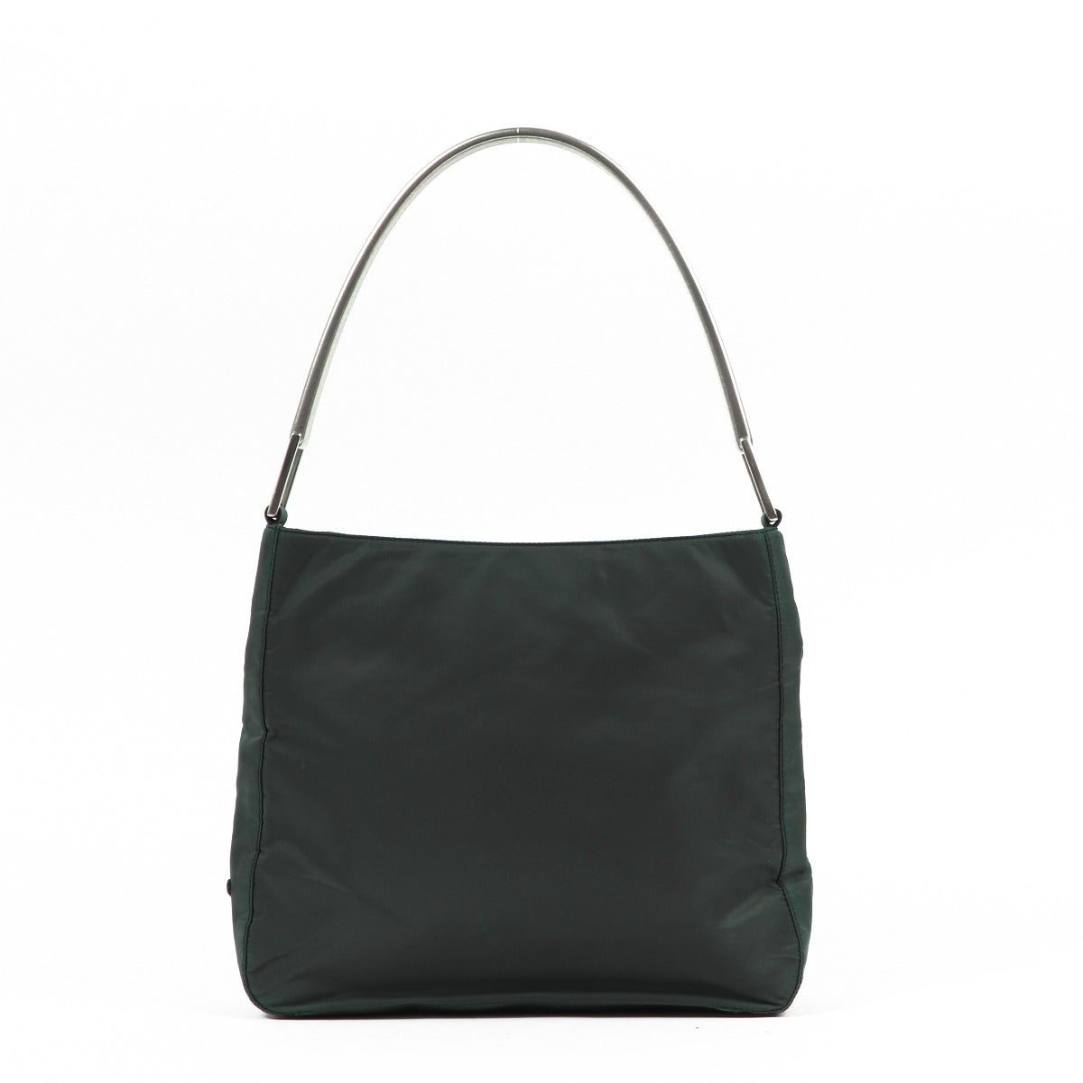 Buy an authentic second-hand Prada Green Re-Nylon Shoulder Bag in very good condition at Labellov in Antwerp.