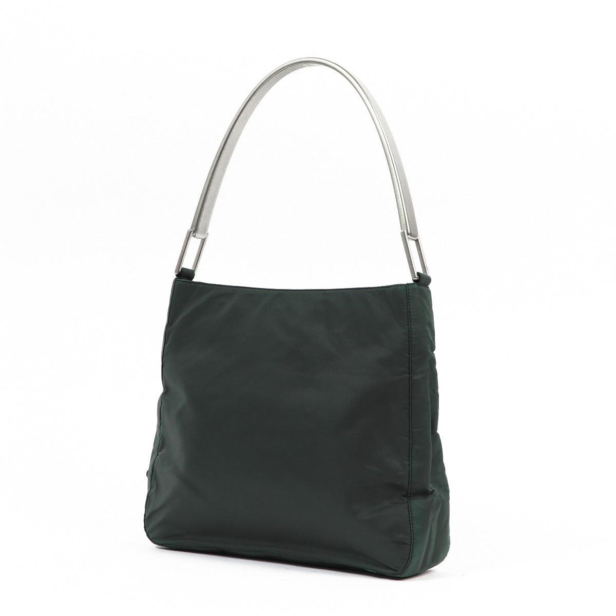 Buy an authentic second-hand Prada Green Re-Nylon Shoulder Bag in very good condition at Labellov in Antwerp.