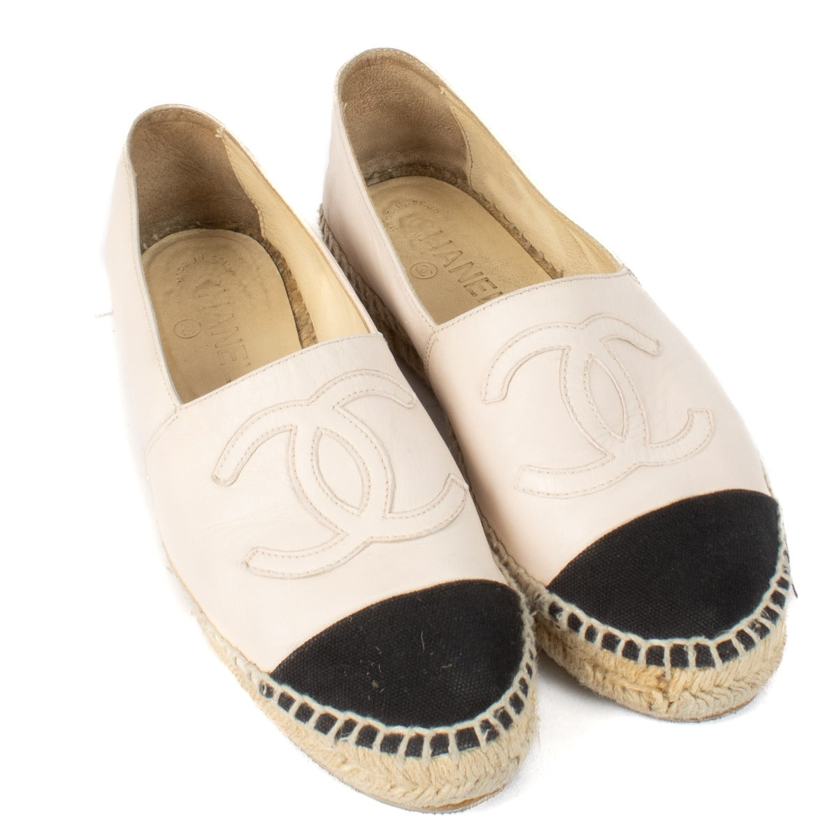 Chanel White Espadrilles