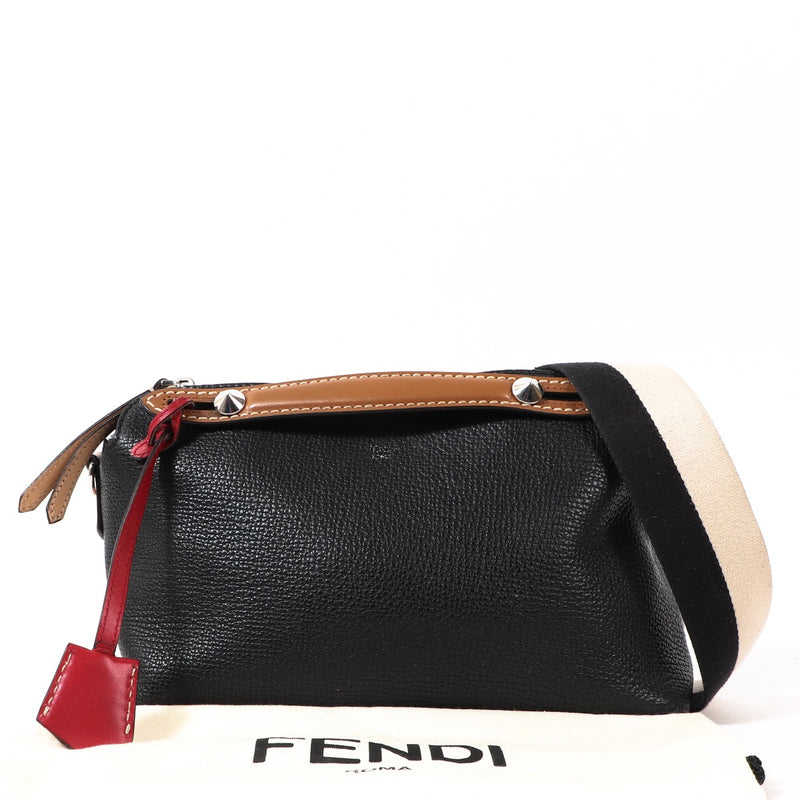 Buy an authentic Fendi Black Leather By The Way Top Handle Bag in very good condition at Labellov in Antwerp.