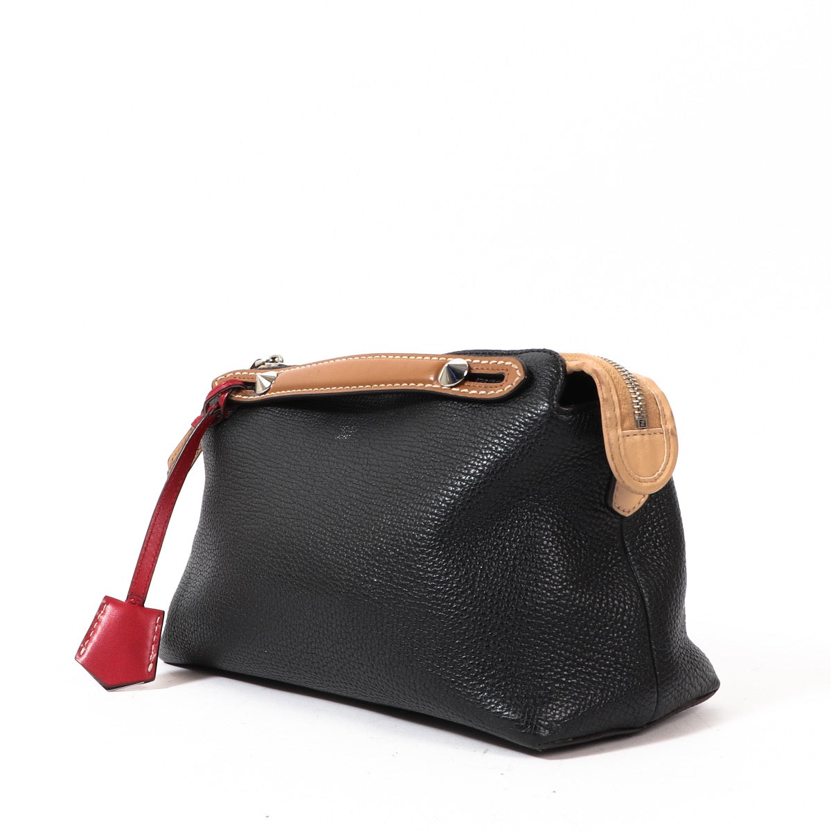 Buy an authentic Fendi Black Leather By The Way Top Handle Bag in very good condition at Labellov in Antwerp.