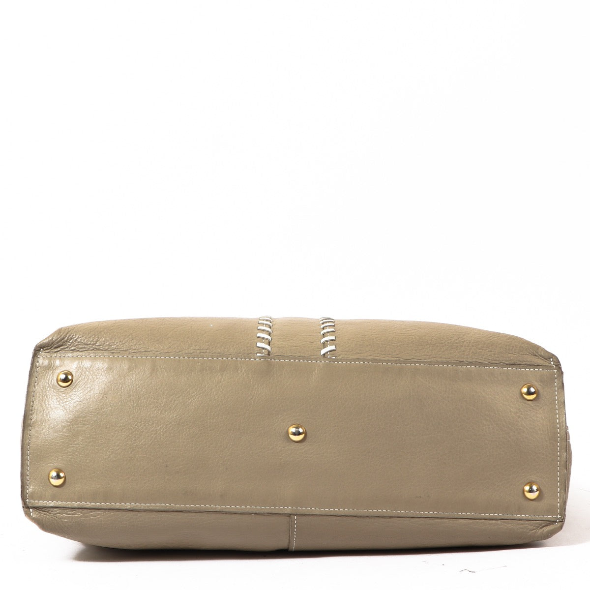 Yves Saint Laurent Wit/Beige Omkeerbare Draagtas