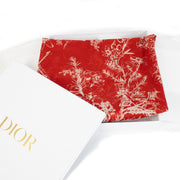Shop the Christian Dior Red Toile De Jouy Scarf now at Labellov.com.