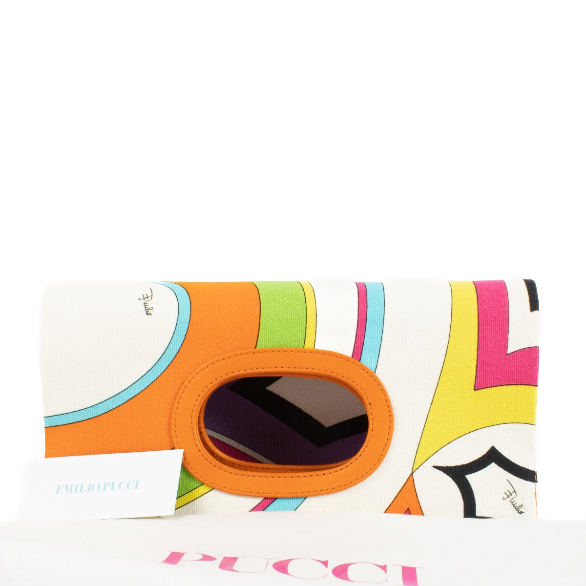 Pucci Multicolor Iride Print Mini Handbag