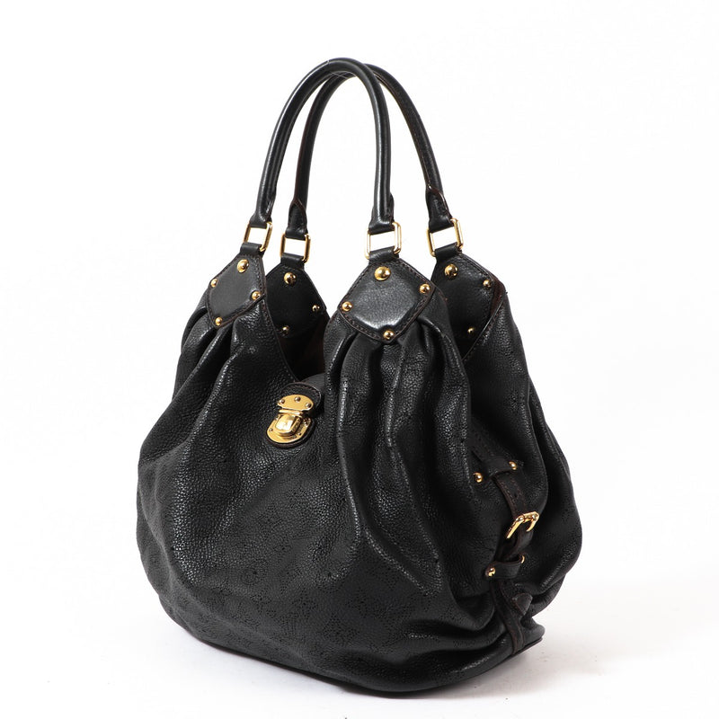 Louis Vuitton Zwarte Monogram Mahina Neo L Tas