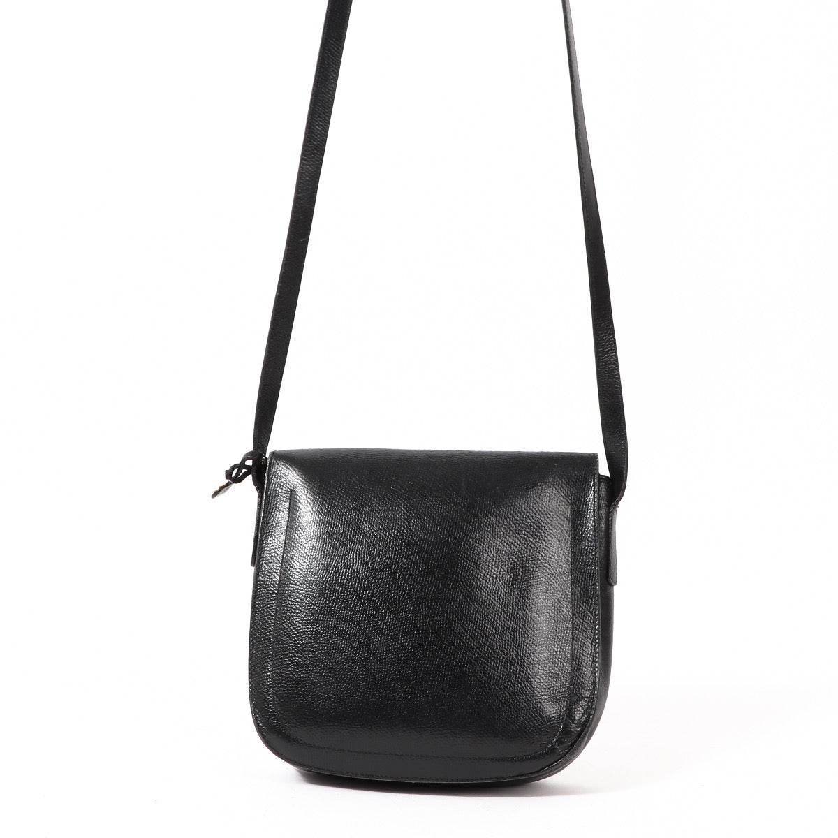 Buy an authentic Delvaux Blue Leather Vintage Crossbody Bag at Labellov in Antwerp.