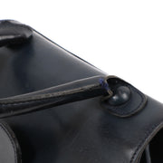 Buy an authentic second-hand Delvaux Navy Blue Leather Brillant Top Handle Bag in very good condition at Labellov in Antwerp.