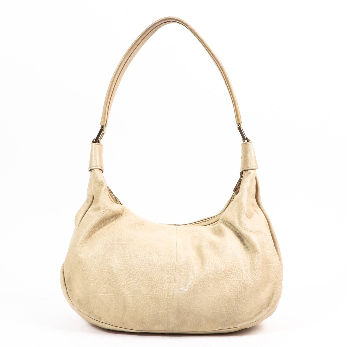 Buy an authentic second hand Delvaux Beige Le Pauline GM Shoulder Bag in very good condition at Labellov
