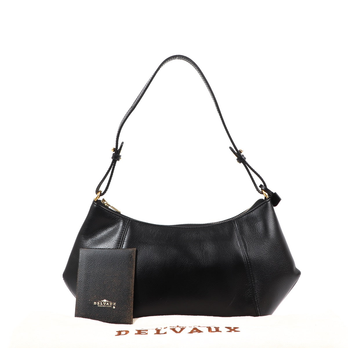 Buy an authentic second hand Delvaux Black Leather Désir Shoulder Bag in very good condition at Labellov
